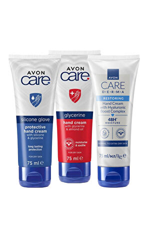 Care Glycerine Silicone Glove ve Restoring El Kremi Paketi