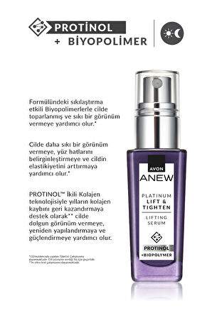 Anew Platinum Lifting ve Sıkılaştırma Etkili Serum ve Masaj Rulosu Paketi