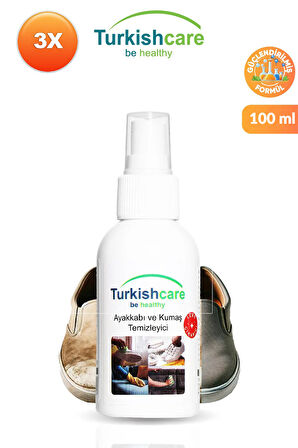 Ayakkabı ve Kumaş Temizleme Spreyi 100 Ml. Üçlü Set
