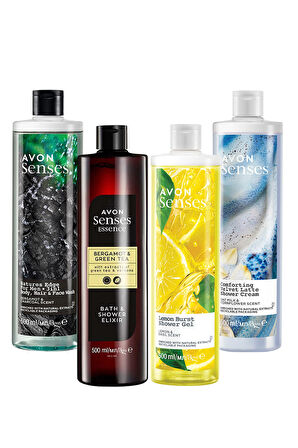 Limon Reyhan Kantaron Bergamot ve Yeşil Çay Kokulu Duş Jeli Paketi