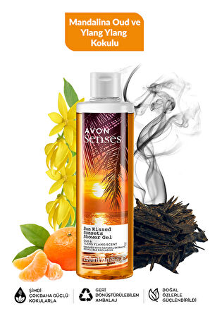 Lavanta Mandalina Oud Limon Reyhan Nane ve Deniz Kokulu Duş Jeli Paketi