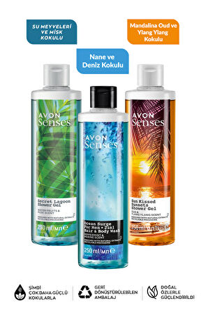 Misk Mandalina Ylang Oud Nane ve Deniz Kokulu Duş Jeli Paketi