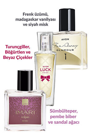 Imari Eclipse Far Away Glamour ve Luck Kadın Parfüm Paketi