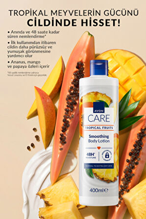 Ananas, Mango ve Papaya Özlü Çok Amaçlı Krem ve Vücut Losyonu Paketi