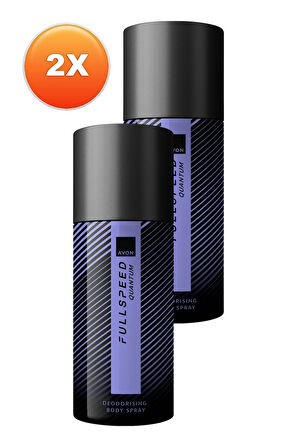 Full Speed Quantum Erkek Sprey Deodorant 150ml İkili Paket