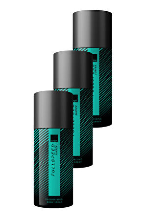 Full Speed Surfer Erkek Sprey Deodorant 150ml Üçlü Paket