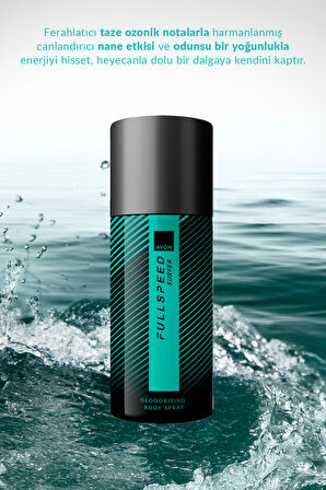 Full Speed Surfer Erkek Sprey Deodorant 150ml Üçlü Paket