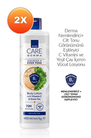 Care Derma Nourish + Even Tone Vücut Losyonu 400ml İkili Paket