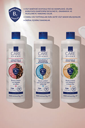 Care Derma Nourish + Intensive Hydration Vücut Losyonu 400ml Üçlü Paket