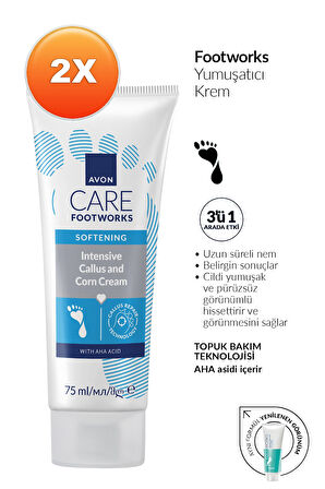 Footworks Yumuşatıcı Ayak Kremi 75ml İkili Paket