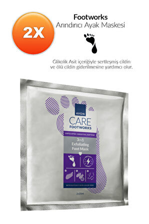 Footworks Arındırıcı Ayak Maskesi İkili Paket