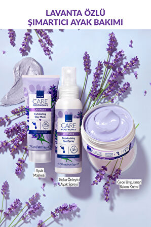 Footworks Lavanta Özlü Koku Önleyici Ayak Spreyi 100ml İkili Paket