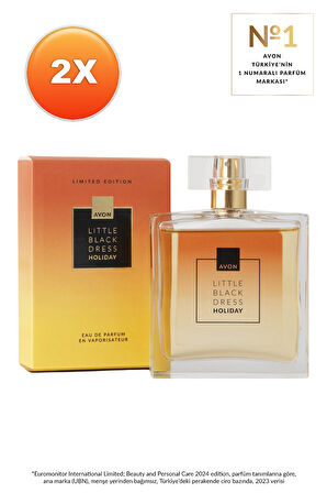 Little Black Dress Holiday Kadın Parfüm Edp 50 Ml. İkili Paket