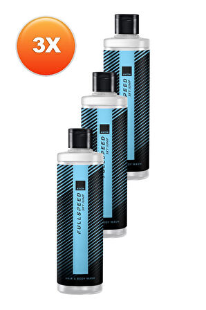 Full Speed Sky Jump Saç ve Vücut Şampuanı 250ml Üçlü Paket