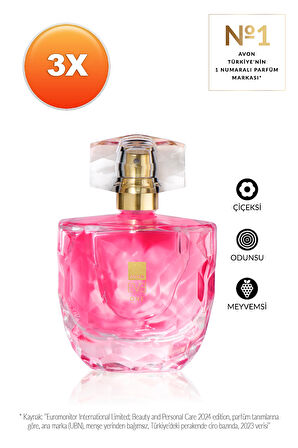 Eve One Kadın Parfüm Edp 50 Ml. Üçlü Set
