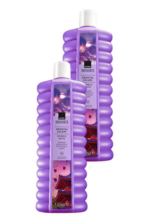 Senses Oriental Escape Portakal Çiçeği ve Paçuli Kokulu Banyo Köpüğü 1 Lt İkili Set