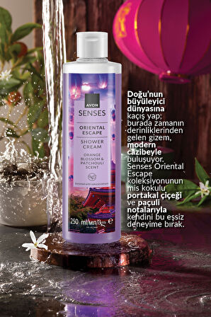 Senses Oriental Escape Portakal Çiçeği ve Paçuli Kokulu Duş Jeli 250ML İkili Set