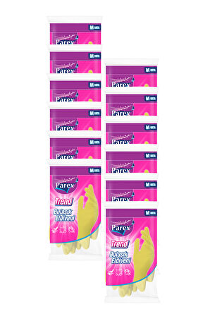 Trend Bulaşık Eldiveni Orta Boy 12 Paket 1 Koli