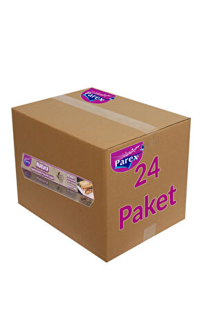 Natura Ağartılmamış Hazır Kesilmiş Pişirme Kağıdı 10’lu 24 Paket 1 Koli