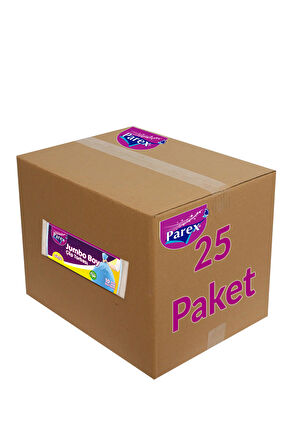 Güçlü Çöp Torbası Jumbo Boy 10'lu 80 x 110 cm 25 Paket 1 Koli