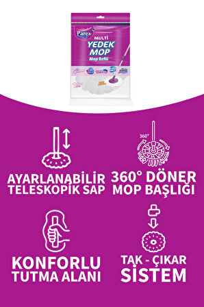 Multi Yedek Mop İkili Set