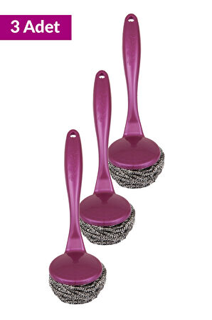 Saplı Ovma Teli Üçlü Set