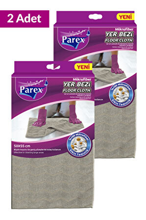 Mikrofiber Yer Bezi 50 x 55 cm İkili Set