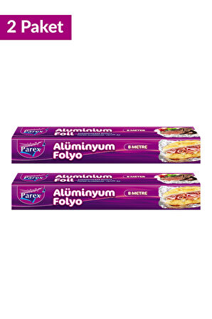 Alüminyum Folyo 8 Mt İkili Set