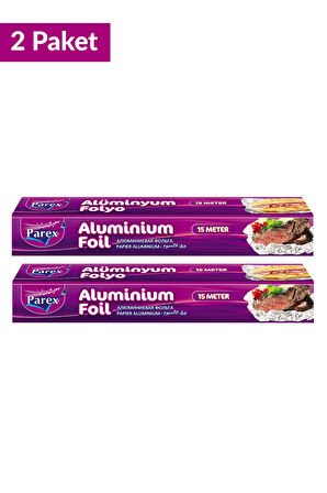 Alüminyum Folyo 15 Mt İkili Set