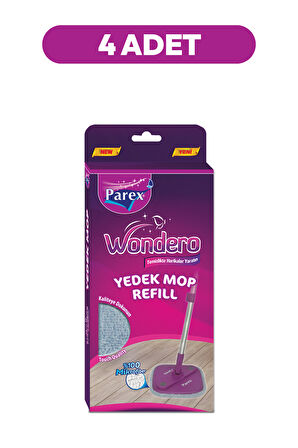 Wondero Yedek Mop Dörtlü Paket