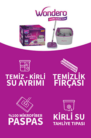 Wondero Temiz Su Ile Kirli Suyu Ayıran Otomatik Temizlik Setii