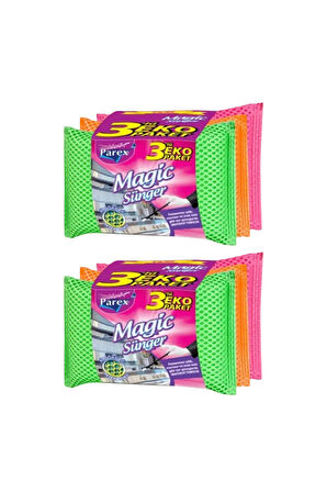 Magic 3'lü Sünger İkili Paket
