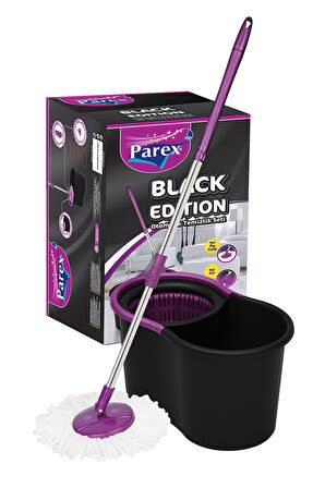 Black Editlon Otomatik Temizlik Seti ve 3'lü Yedek Mop