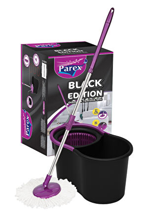 Black Editlon Otomatik Temizlik Seti ve 2'li Yedek Mop