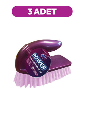 Power Genel Amaçlı Ovma Fırçası Üçlü Paket