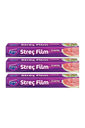 Streç Film 33 Mt Üçlü Paket