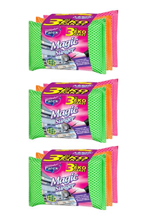 Magic 3'lü Sünger Üçlü Paket
