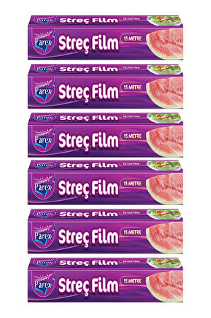 Streç Film 15 Mt Altılı Paket