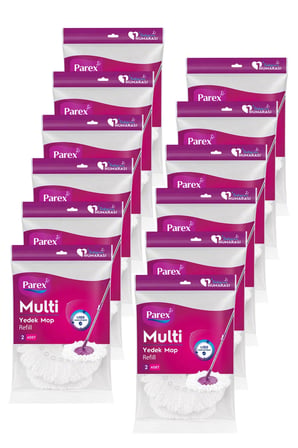 Multi Yedek Mop 2'li Paket (Sapsız) 12li Set
