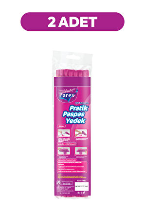 Pratik Paspas Çift Sıkmalı Yedek 2'li Paket