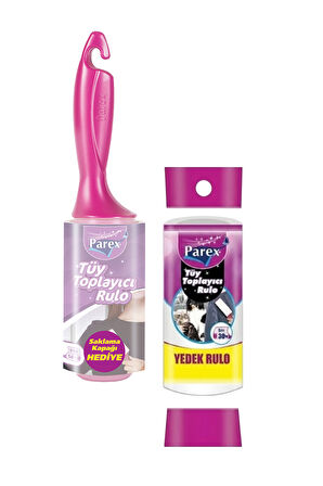 Premium Tüy Toplayıcı Rulo ve 10 Yedek Rulo Paketi