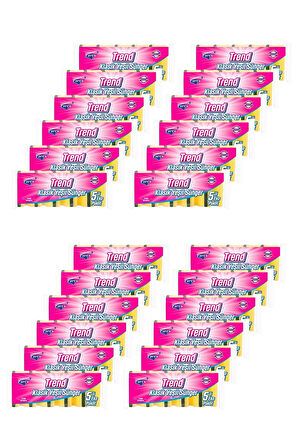Trend Klasik Oluklu 5'li Sünger 24 Paket