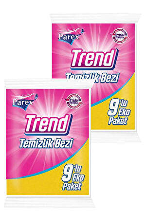 Trend 9'lu Temizlik Bezi İkili Paket