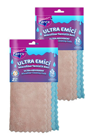 Ultra Emici 2’li Mikrofiber Bez İkili Paket