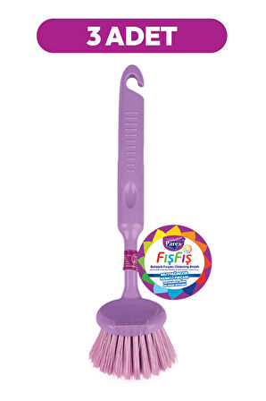 Fışfış Bulaşık Fırçası Üçlü Paket