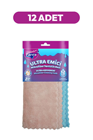 Ultra Emici 2’li Mikrofiber Bez Onikili Paket