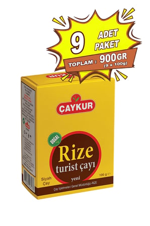 Rize Turist Dökme Çay 100 gr. Dokuzlu Paket