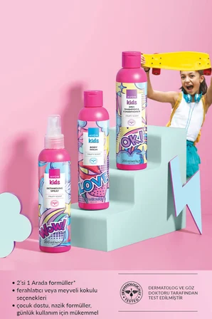 Kids Mango Kokulu ve Meyve Kokulu Saç Açıcı Sprey Paketi