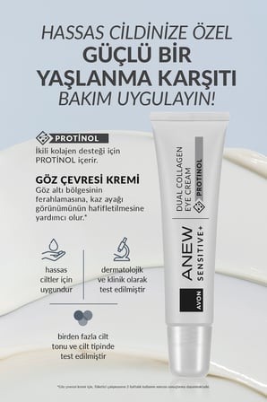 Anew Sensitive+ Yüz ve Göz Çevresi Kremi Paketi