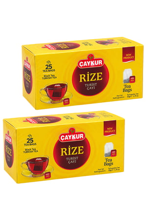 Rize Turist Süzen Poşet Çay 2gr 25 Adet İkili Paket